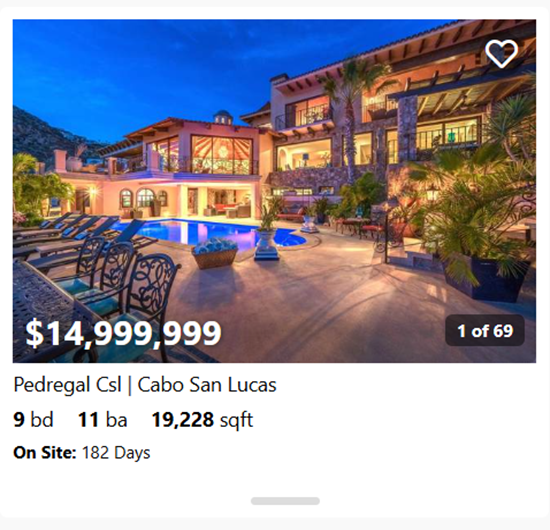 Pedregal Csl | Cabo San Lucas | Pedregal Real Estate Listings