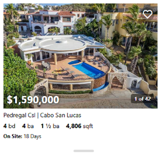 Cliffside villa in Pedregal with breathtaking ocean views, infinity pool, and modern architecture