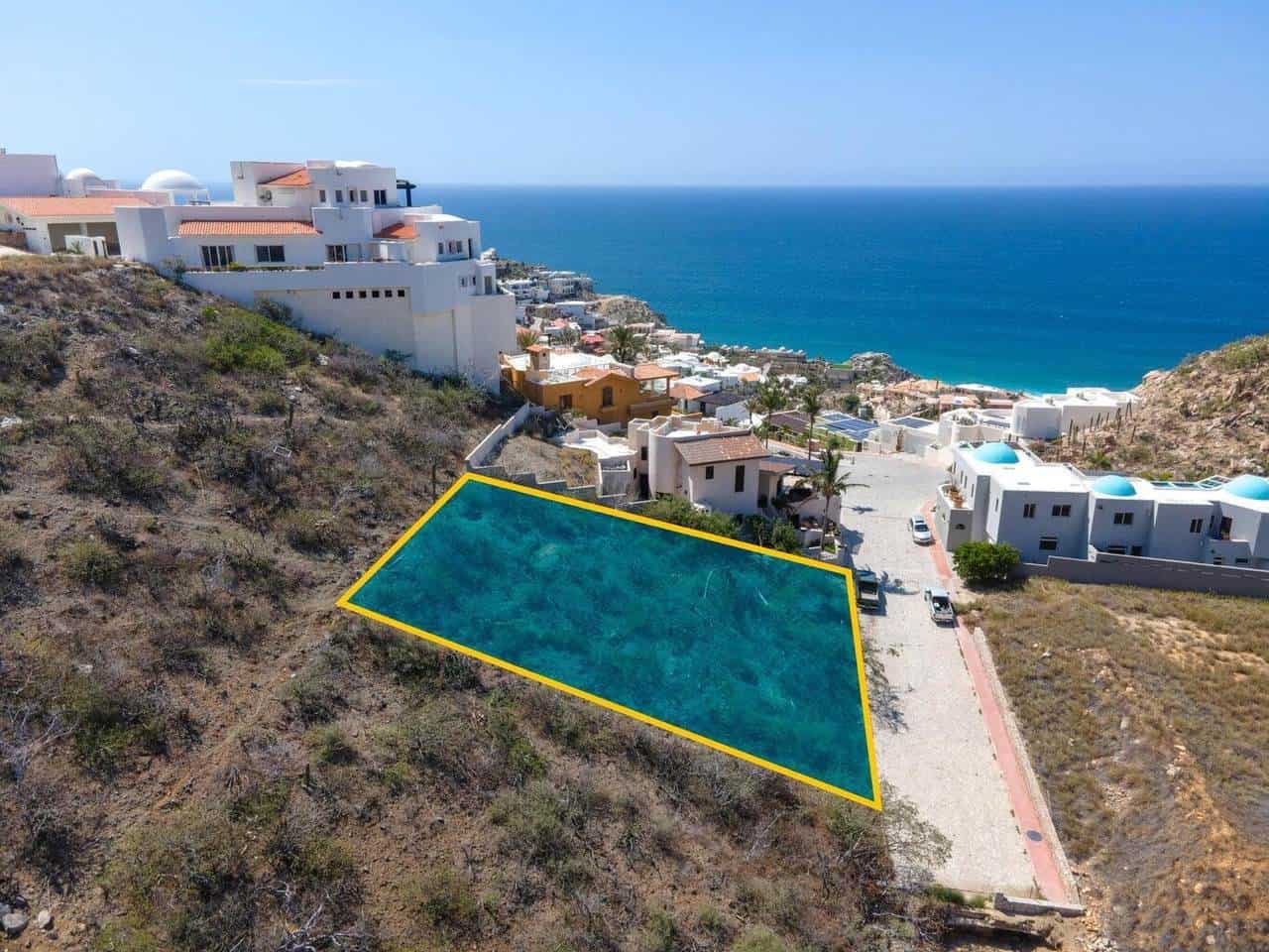 Vacant Lot For Sale In Pedregal With Panoramic Ocean Views, Surrounded By Luxurious Homes, Perfect For Building A Custom Dream Estate In Cabo San Lucas.